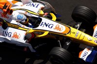 Fernando Alonso at Montreal 2008