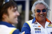 Flavio Briatore and Fernando Alonso