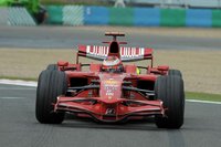 Kimi Raikkonen at Magny-Cours 2008